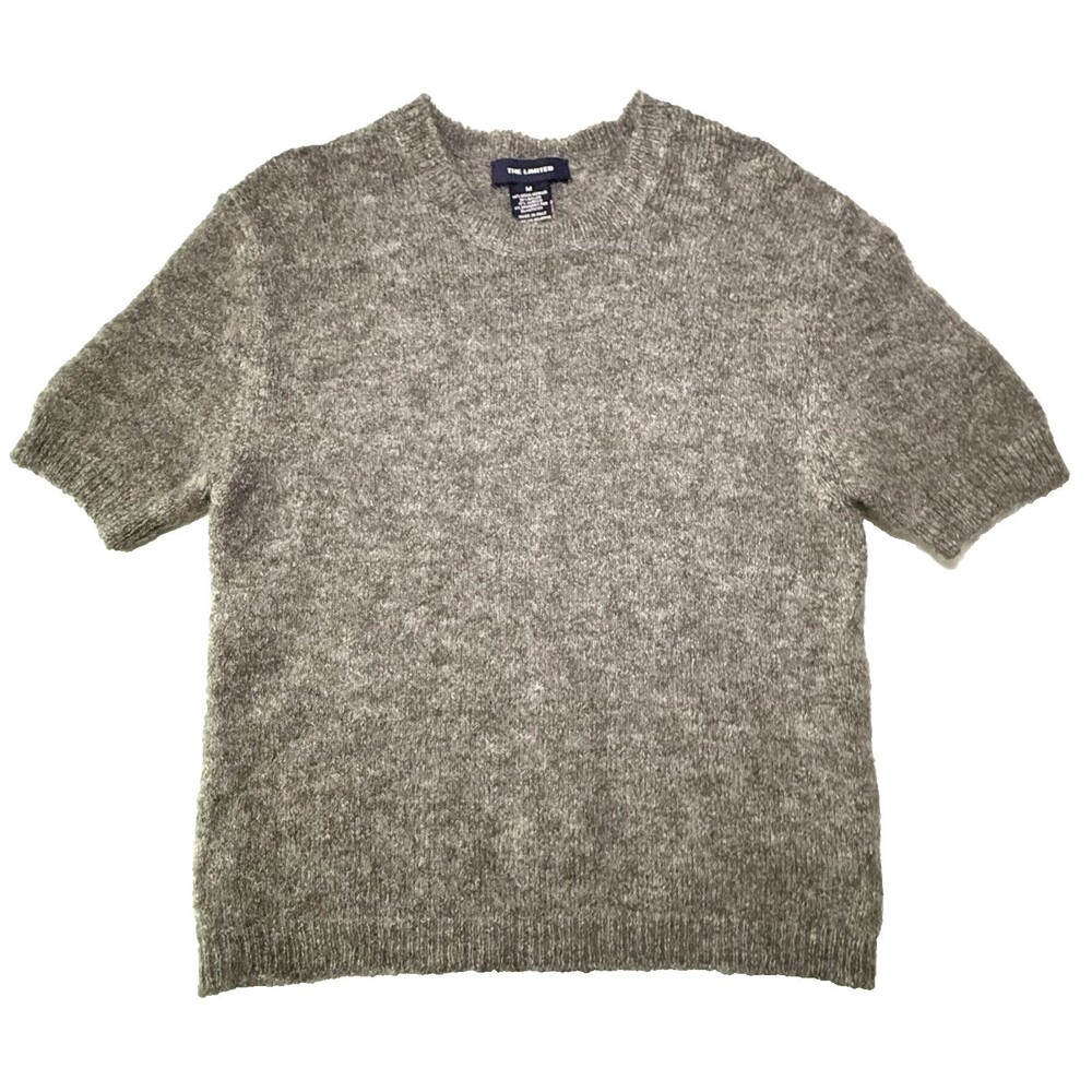 Vintage The Limited Wool Mohair Sweater Sz M Luxury Made in Italy Preppy Classic